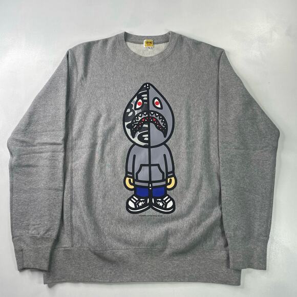BAPE 2009 Teriyaki Source Shark Crewneck Size M - Picture 1 of 9